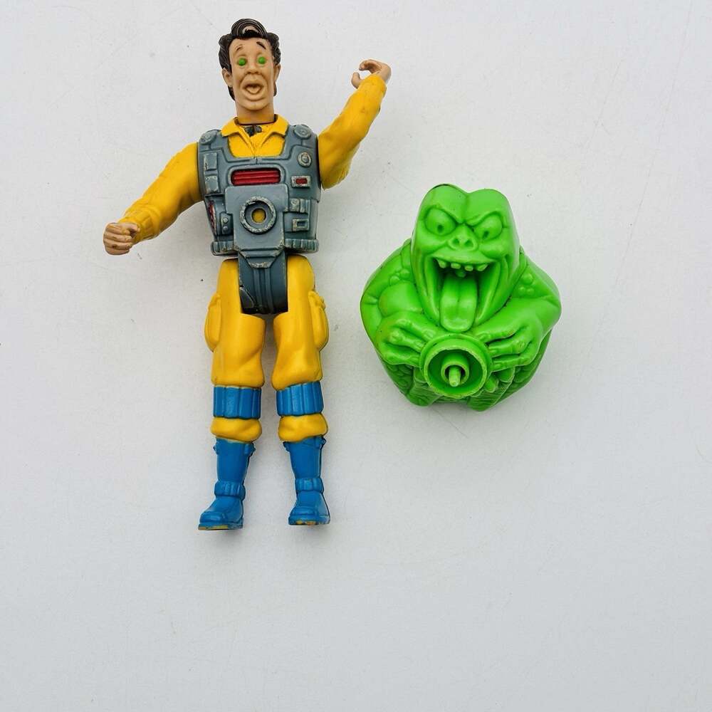 Peter Venkman Screaming Heroes The Real Ghostbusters 1989 Kenner Figure & Ghost